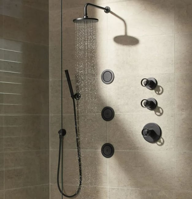 kohler thermostatic shower system